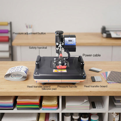 Heat Press Combo Multifunction 14 in 1 Combo Mug Press Machine Sublimation Printing Machine