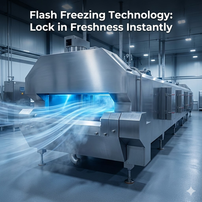 High-Capacity Automatic Tunnel Freezer for Continuous Food Processing