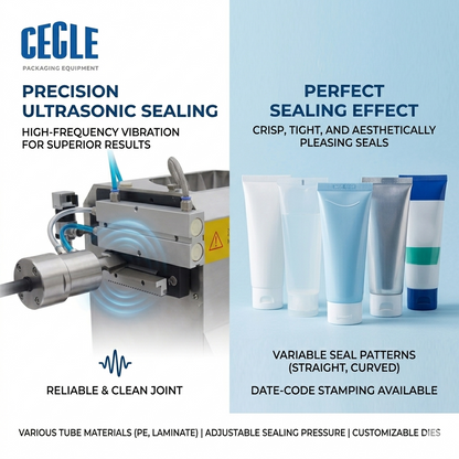 QDFW-125 multifunctional manual tube  sealing machine, plastic tube sealing machine
