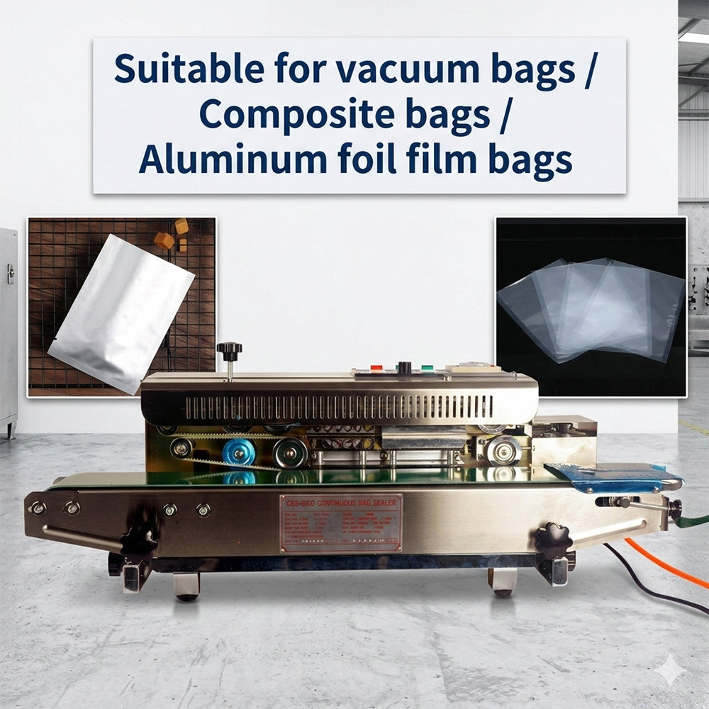 Nitrogen Sealing Machine Horizontal Band Sealer With Nitrogen Flushing,Nitrogen Gas Filling Continuous Band Sealer