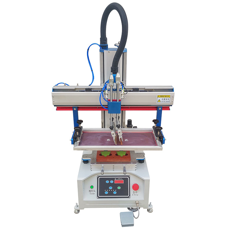 Pneumatic Desktop Flat Screen Printing Machine,Small Screen Printing Equipment For Stationery Products