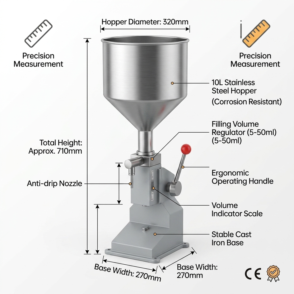 A03 manual filling machine