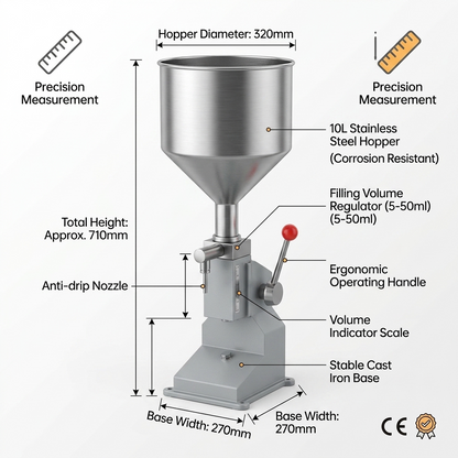 A03 manual filling machine