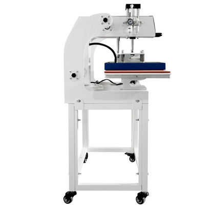 Macchina da stampa a caldo pneumatica a doppia stazione, con piano estraibile, 40*60 cm, per stampa su T-shirt