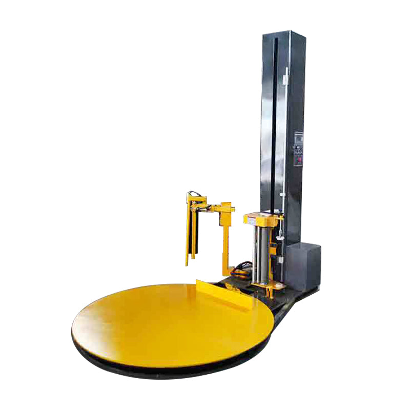 Full Automatic Remote Control Pallet Stretch Wrapping Machine, With Automatic Film Cutting Function