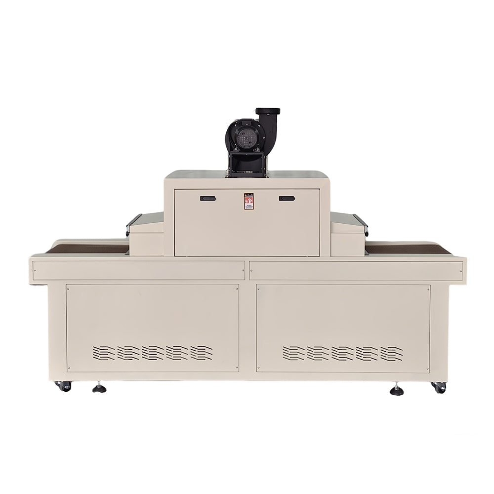 TD-UV400 industrial conveyor UV curing machine with dual UV lamps for screen printing line