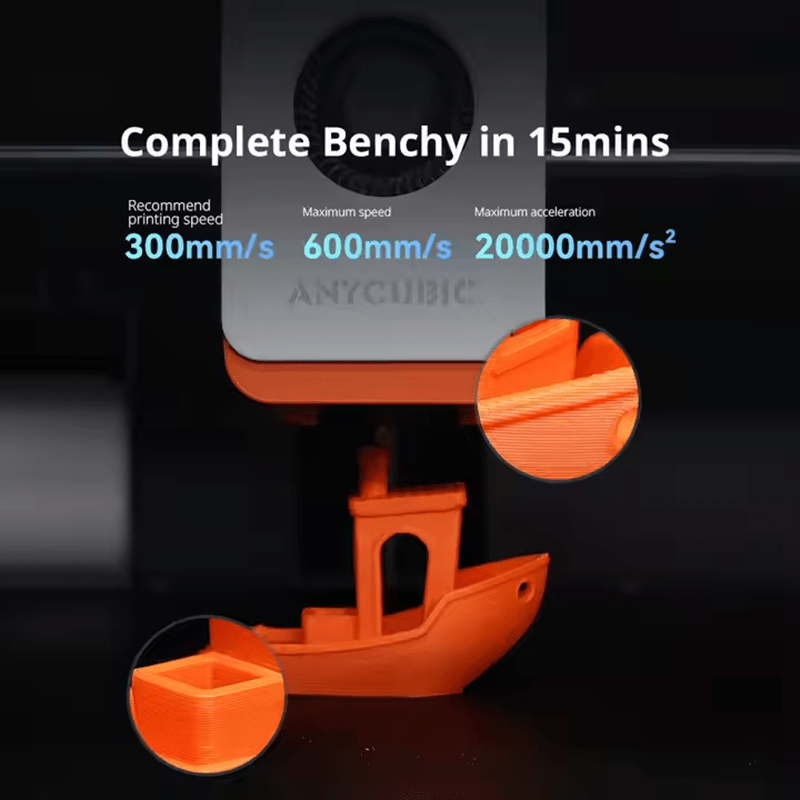 3D Printer Multi - Color Printer High Speed Max 600mm/s High Precision Rapid Printing 250x250x250mm