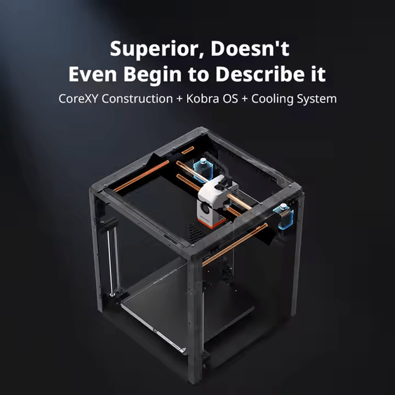 3D Printer Multi - Color Printer High Speed Max 600mm/s High Precision Rapid Printing 250x250x250mm