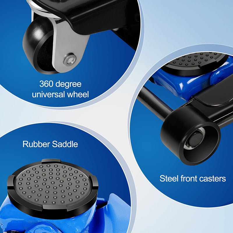 3Ton/6600lbs Low Profile Floor Jack, Lifting Range 75mm/2.95" - 460mm/18.11"