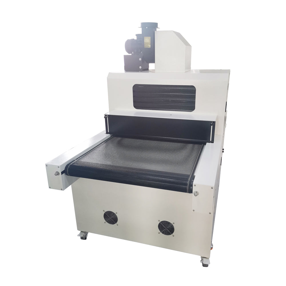 TD-UV400 industrial conveyor UV curing machine with dual UV lamps for screen printing line