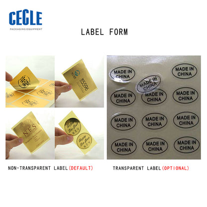 Bottle Labeling Machine, Round Bottle Labeler, Beer Cans Labeling Machine With Feeding Table