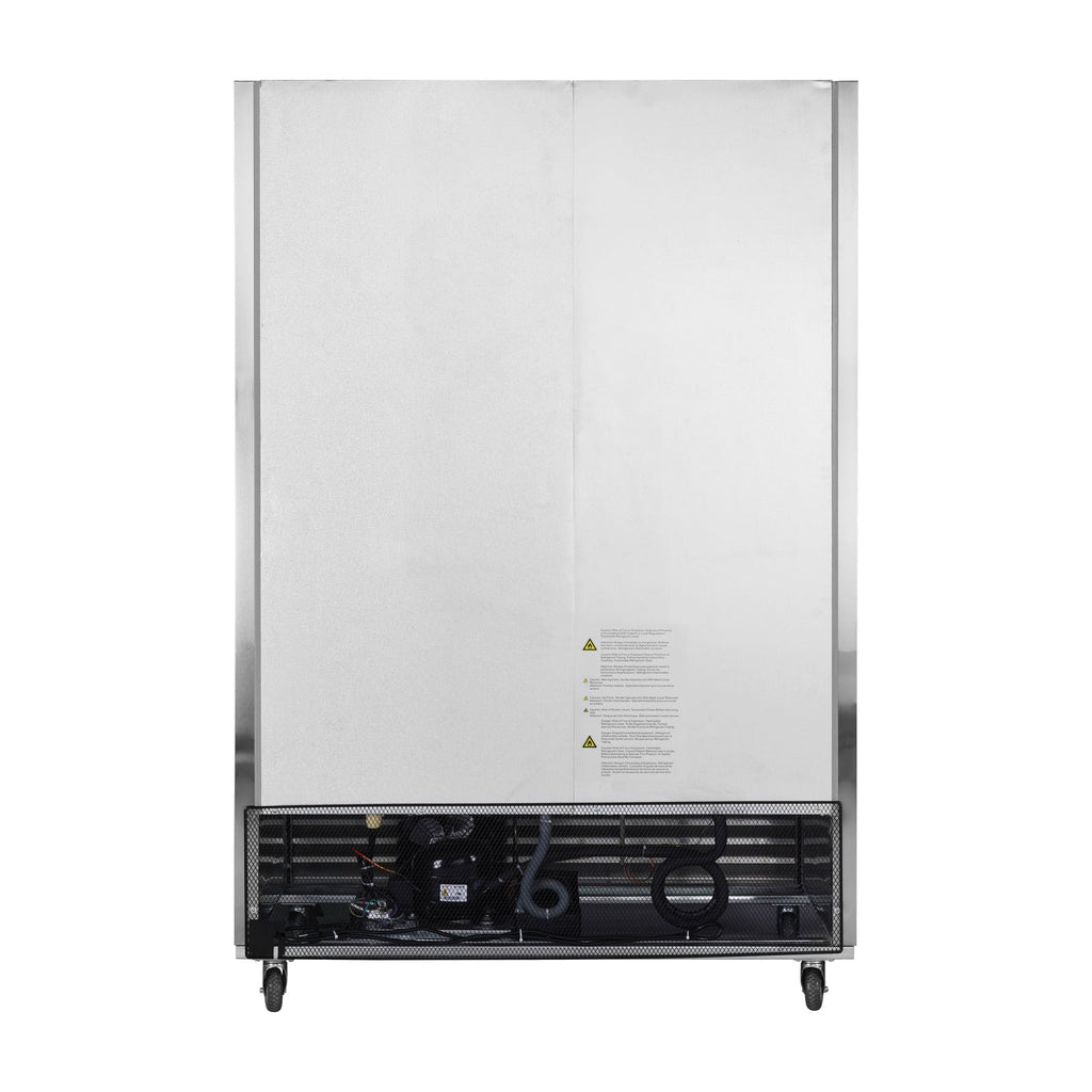 54"W Freezer 2 Section 2 Door Stainless Steel Reach - in 42.2 Cu.ft.