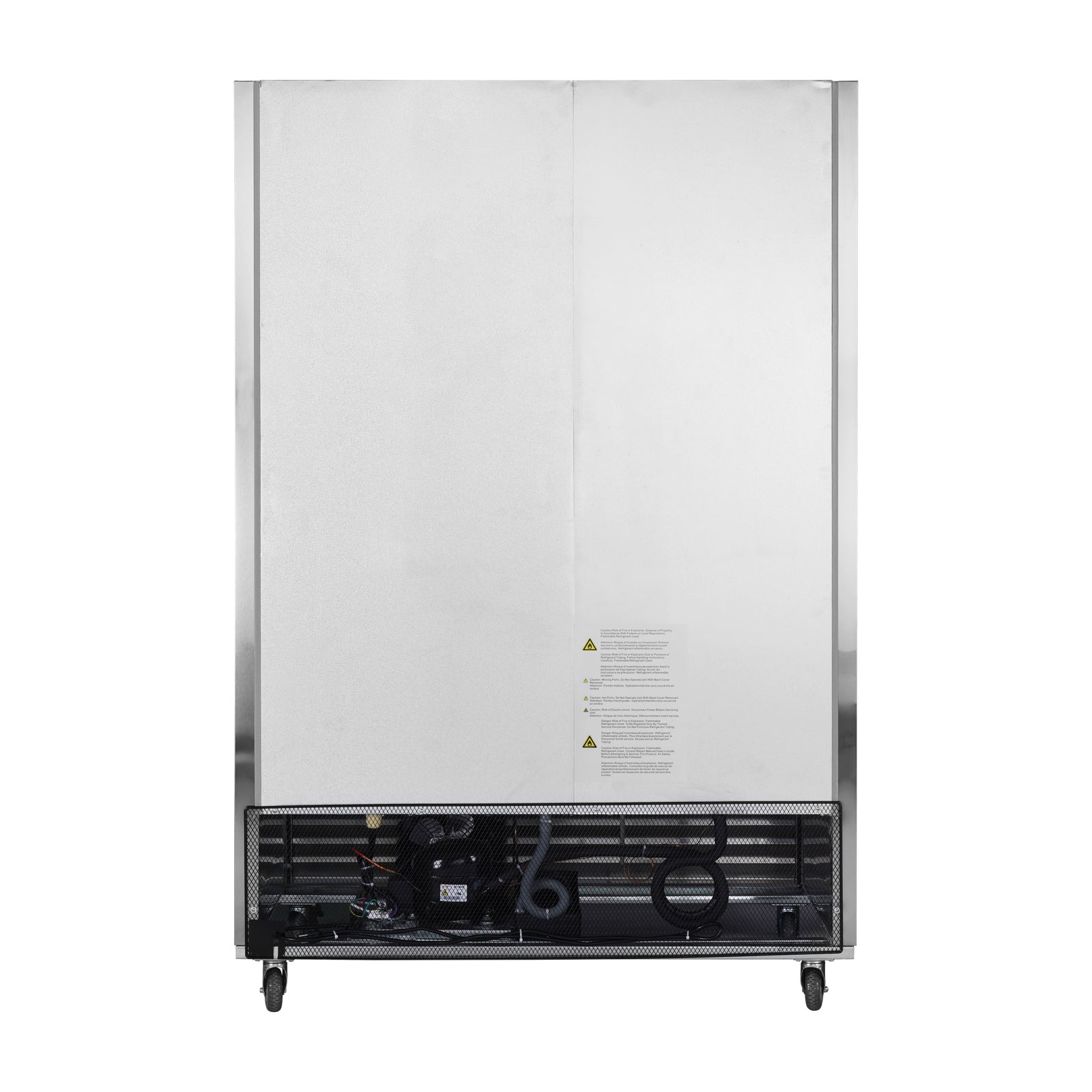 54"W Freezer 2 Section 2 Door Stainless Steel Reach - in 42.2 Cu.ft.
