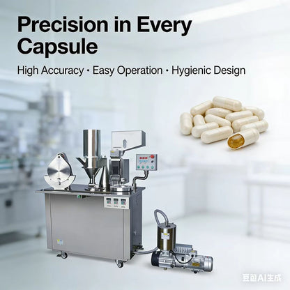 CGN208-D Semi-Auto Medical Capsule Filling Machine For Size 000# 00# 0# 1# 2# 3# 4#