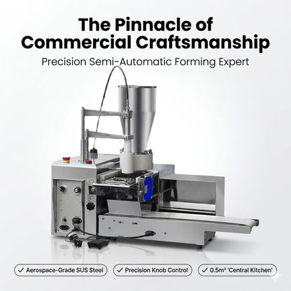 Machines commerciales semi-automatiques à wontons et à raviolis imitant la main pour les restaurants