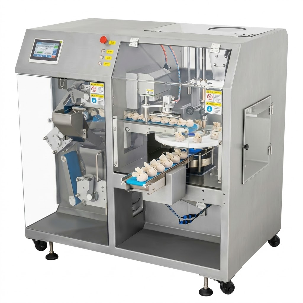 Automatic Goldfish Wonton Machine | Industrial Swallowtail Dumpling Maker