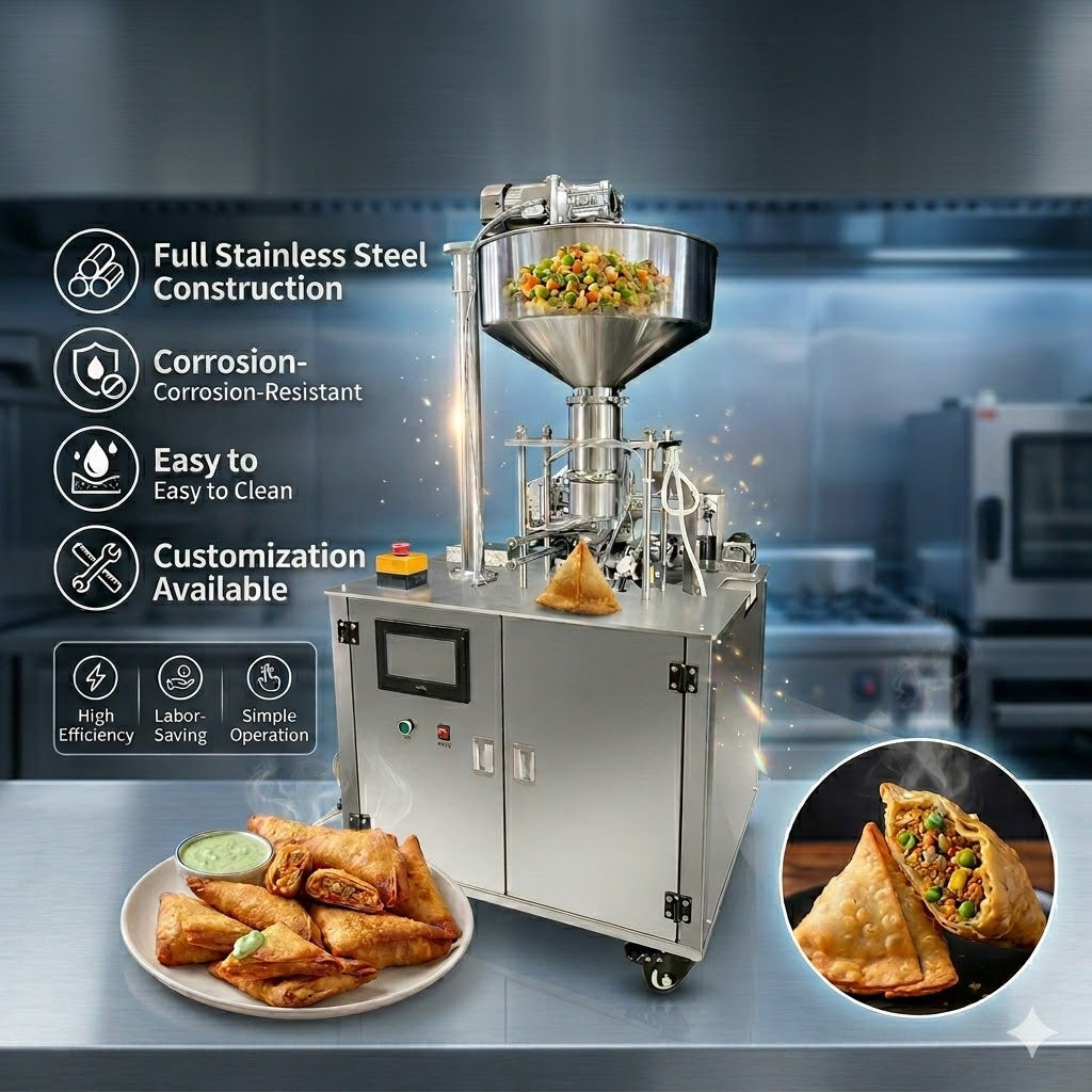 Semi automatic curry puff wrapper folding sambosa samosa making machine