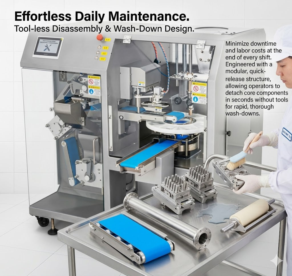 Automatic Goldfish Wonton Machine | Industrial Swallowtail Dumpling Maker