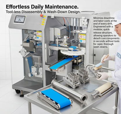 Automatic Goldfish Wonton Machine | Industrial Swallowtail Dumpling Maker