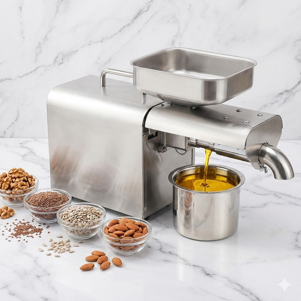 Home use mini palm sunflower olive coconut oil press machine screw household
