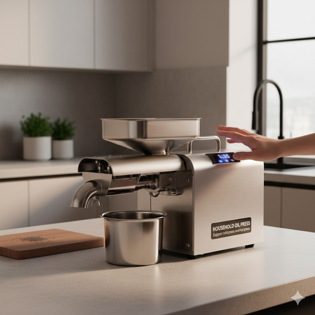 Home use mini palm sunflower olive coconut oil press machine screw household