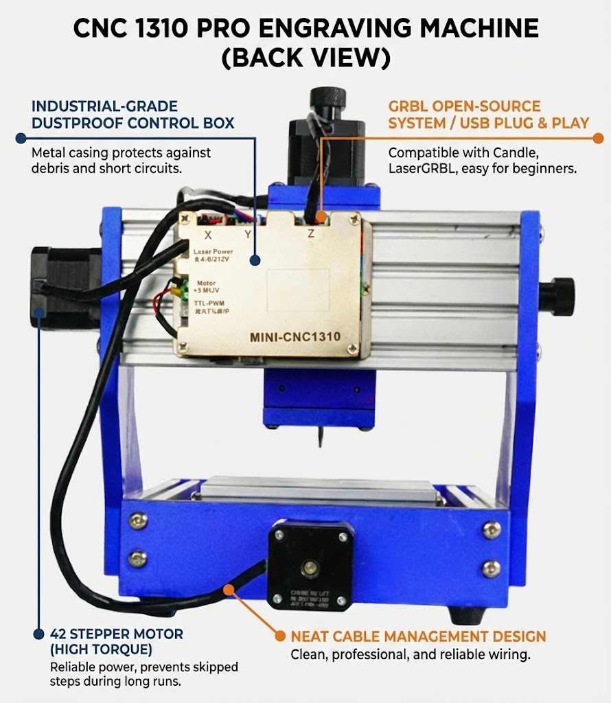 CNC1310 Laser Wood Engraving Machine Free Shipping