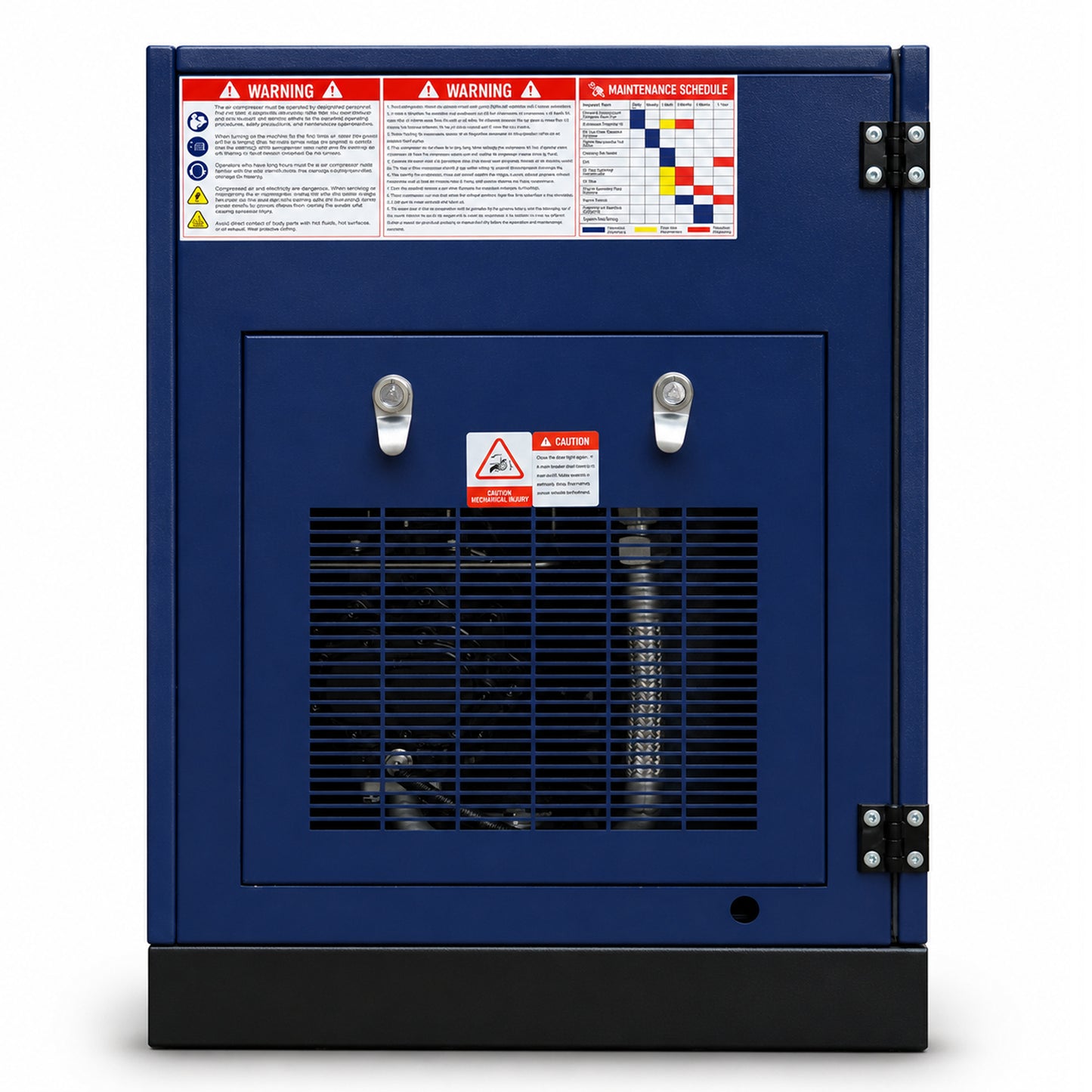 10HP Rotary Screw Air Compressor, 34CFM, 125PSI, 460V 3PHASE 60HZ, Fixed Speed Compressor, Industrial-Grade, Heavy Duty Air Compressed System