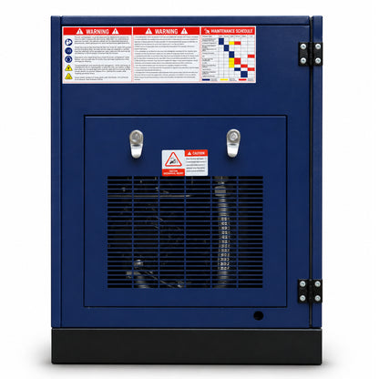 10HP Rotary Screw Air Compressor, 34CFM, 125PSI, 460V 3PHASE 60HZ, Fixed Speed Compressor, Industrial-Grade, Heavy Duty Air Compressed System