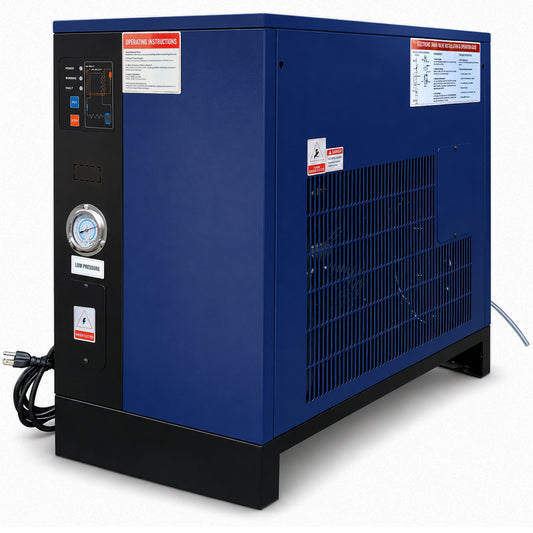 134CFM Refrigerated Air Dryer for 15HP & 20HP & 30HP Air Compressors, 1PHASE 115V, Refrigerated Air Compressor Dryer, Compressed Air Systems, Industrial Refrigerated Compressed Air Dryer