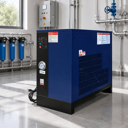134CFM Refrigerated Air Dryer for 15HP & 20HP & 30HP Air Compressors, 1PHASE 115V, Refrigerated Air Compressor Dryer, Compressed Air Systems, Industrial Refrigerated Compressed Air Dryer