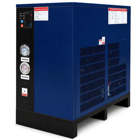 240CFM Refrigerated Air Dryer for 50HP-460V Rotary Air Compressors, 3PHASE 460V Refrigerated Air Dryer, Compressed Air Systems, Industrial Refrigerated Compressed Air Dryer