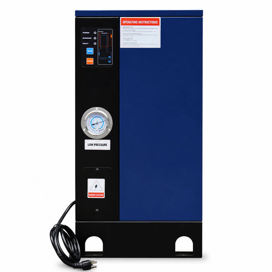63CFM Refrigerated Air Dryer for 10HP & 15HP Air Compressors, 1PHASE 115V, Refrigerated Air Compressor Dryer, Compressed Air Systems, Industrial Refrigerated Compressed Air Dryer