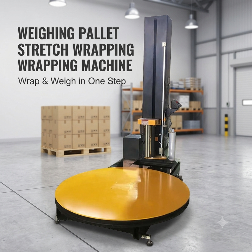 Macchina avvolgitrice per pallet con pellicola estensibile, macchina per imballaggio di scatole di cartone e pallet con pellicola estensibile 