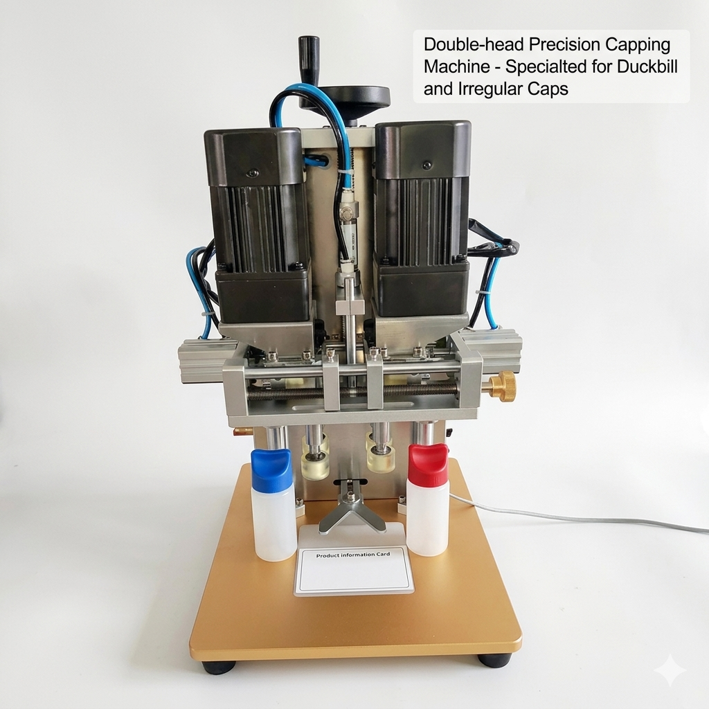 SGJ-80 electric and pneumatic plastic bottle capping machine, water bottle capping machine