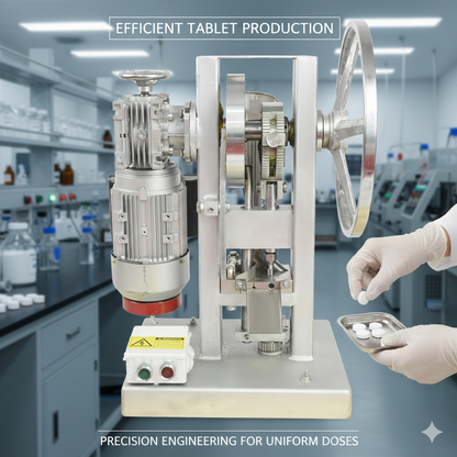 TDP-1 Mini Desktop Electric Turbine Single punching tablet powder tableting machine