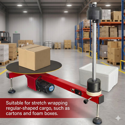 Semi-automatic Electric Stretch Wrapping Film Machine Carton Stretch Wrapping Machine