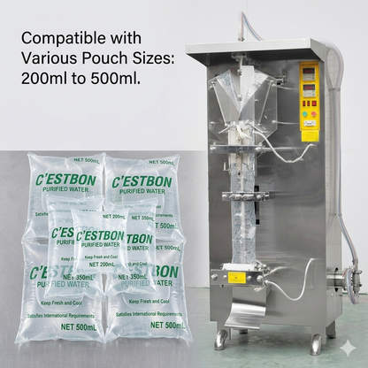 Automatic milk pouch packing machine, sachet water liquid filling machine, pouch packing machine