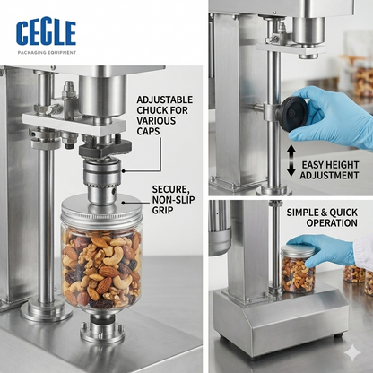 semi automatic can sealing machine tinplate sealing machine capping machine