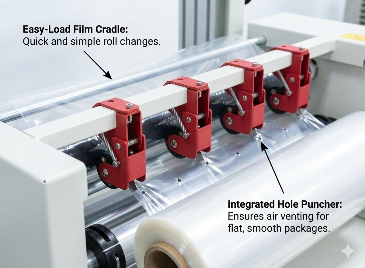 Shrink wrapper, L-bar sealer machine, automatic heat shrink carton orbital wrapping machine, fully automatic boxes shrink wrap packaging machine