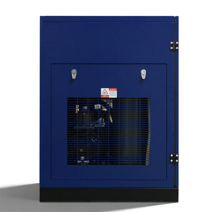 30HP Rotary Screw Air Compressor, 123CFM, 125PSI, 460V 3PHASE 60HZ, Fixed Speed Compressor, Industrial-Grade, Heavy Duty Air Compressed System