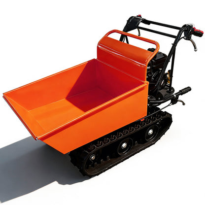 660 lb. Loading Capacity Track Barrow, Gas Powered, Welded Bucket, , Briggs & Stratton CR950,208cc 6.5HP, 3F+1R