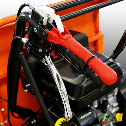 660 lb. Loading Capacity Track Barrow, Gas Powered, Welded Bucket, , Briggs & Stratton CR950,208cc 6.5HP, 3F+1R