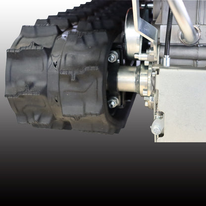 660 lb. Loading Capacity Track Barrow, Gas Powered, Welded Bucket, , Briggs & Stratton CR950,208cc 6.5HP, 3F+1R