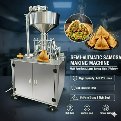 Semi automatic curry puff wrapper folding sambosa samosa making machine
