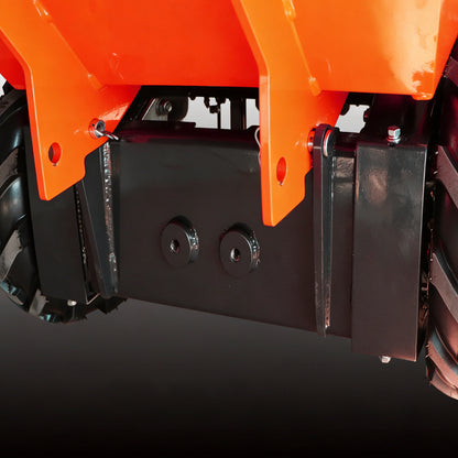 660 lb. Loading Capacity Wheel Barrow, Gas Powered Dumper Garden Cart, , Briggs CR950, 208cc 6.5HP, 3F+1R Gearbox, Four-Wheel Drive