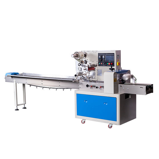 Automatic Flow Packaging Machine for Bread, Biscuits, and Bakery Products