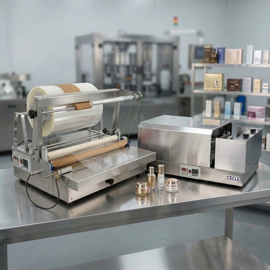 A3DP-88A Machine d'emballage de cellophane réglable pour boîtes de parfum (entraînement pneumatique)