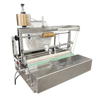 ACW - 88AT Semi - automatic Perfume Box Over Wrapping Machine with tear tape part