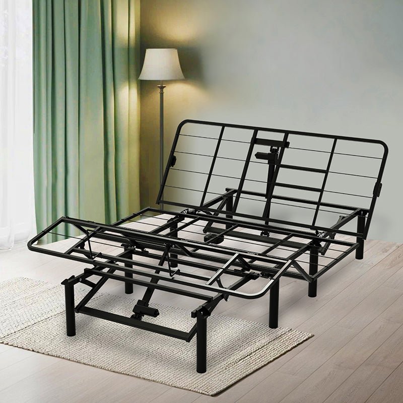 Adjustable Bed Base Frame Queen Size , Dual USB A+C Ports, Remote ...