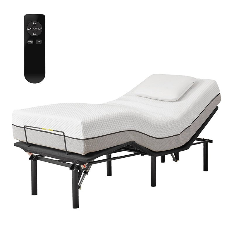 Adjustable Bed Base,Bed Frame with Head and Foot Incline,Anti - Snore, Wireless Control, TXL